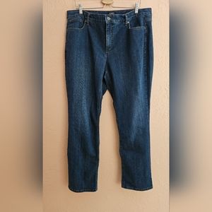 Jones New York Lexington Straight Jeans Size 16W
